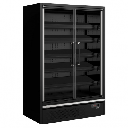 Холодильна гірка для супермаркетів Tefcold Galaxy+ GP14FGD Black
