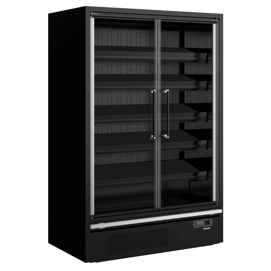 Холодильна гірка для супермаркетів Tefcold Galaxy+ GP14FGD Black