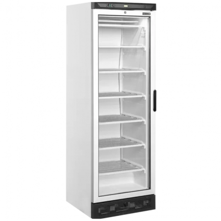 Морозильна шафа зі склом, з лівими петлями Tefcold UFFS371G L/H